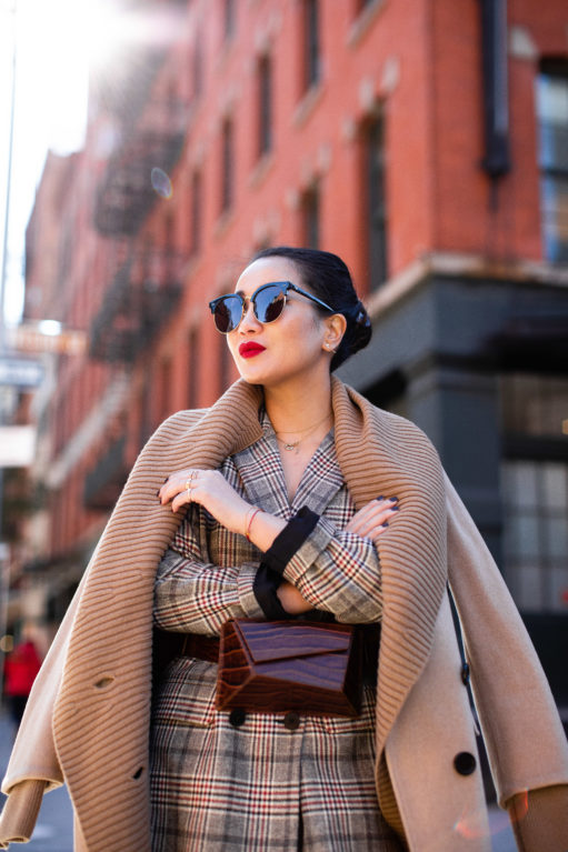 Plaid Layering – Coat Over Blazer for Fall Plaid Layering – Coat Over Blazer for Fall